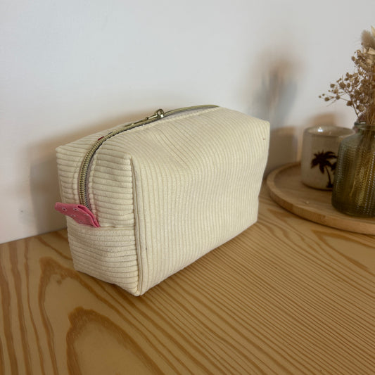 Trousse de toilette QL02 - jaune & rose